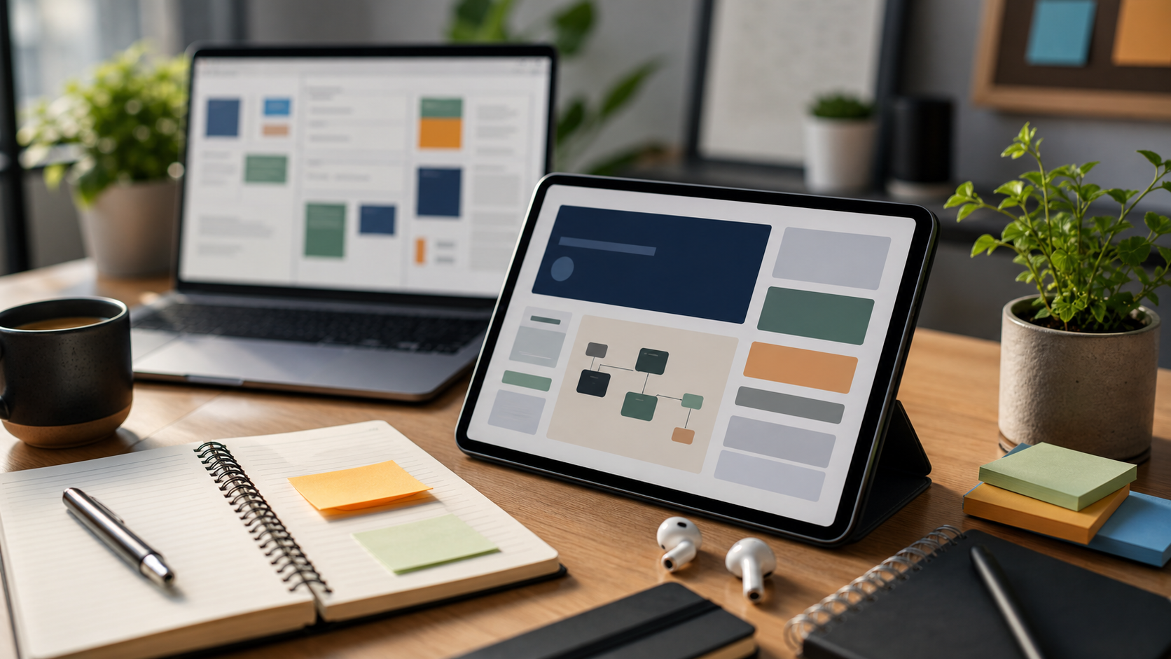 Productivity software planning workspace